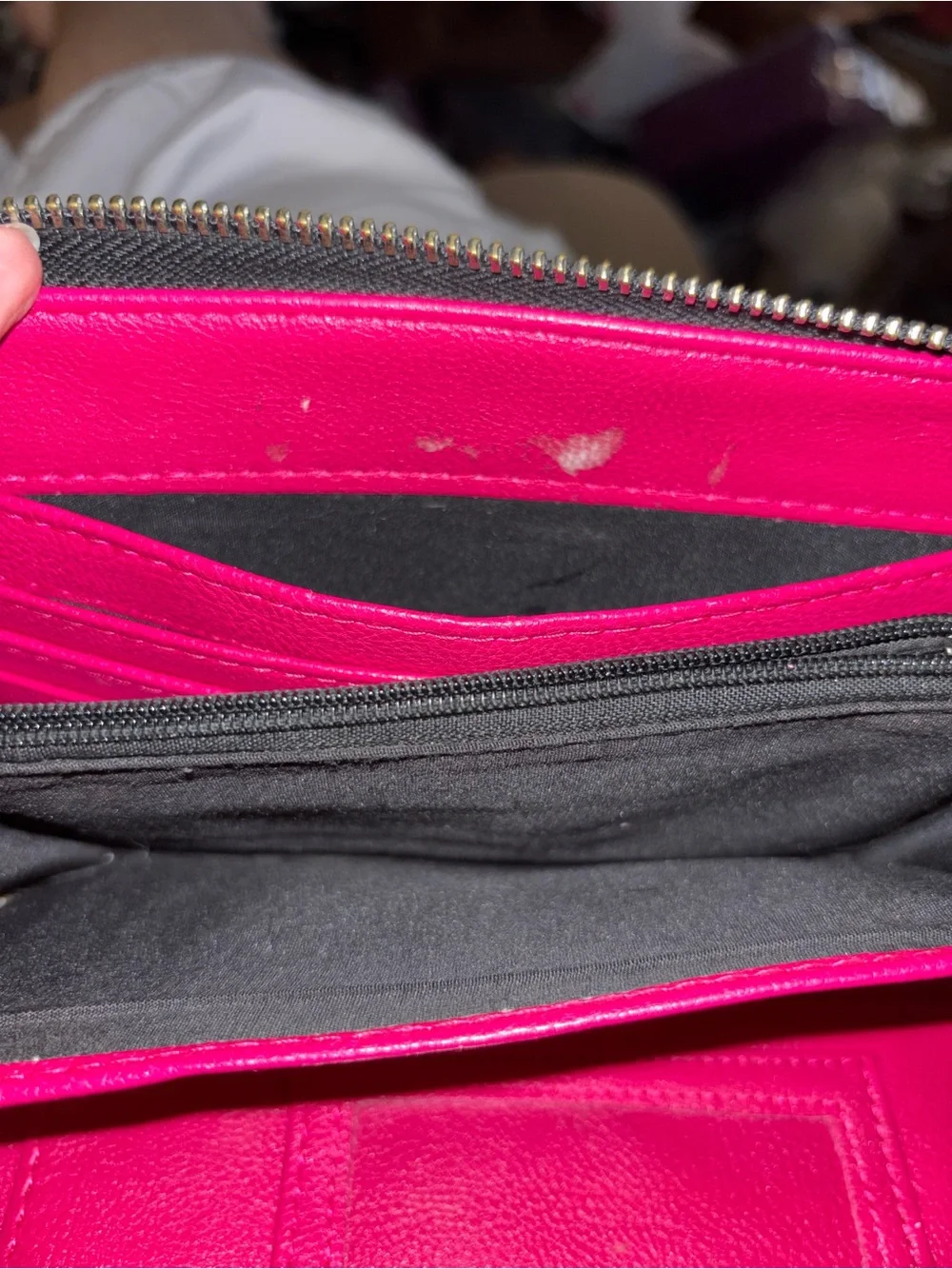 Betsey Johnson Black Embossed Skull Wallet